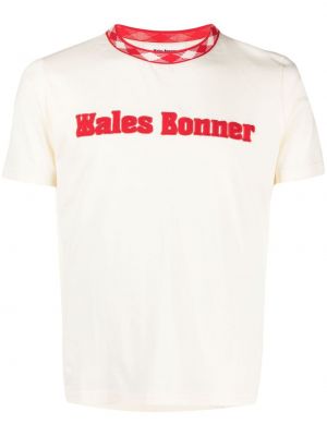 T-shirt Wales Bonner weiß