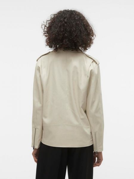 Куртка из искусственной кожи Vero Moda бежевая