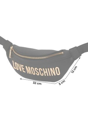 Τσαντάκι μέσης Love Moschino μαύρο