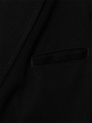 Bombažni blazer Lemaire črna