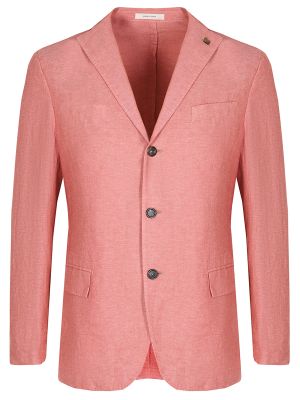 Кашемировый льняной пиджак Colombo розовый