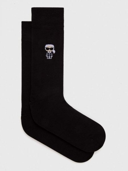 Čarape Karl Lagerfeld crna