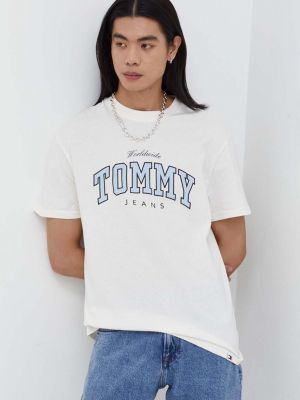 Тениска с дълъг ръкав с принт Tommy Jeans