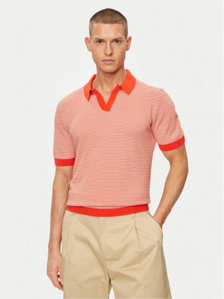 Polo marškinėliai United Colors Of Benetton raudona