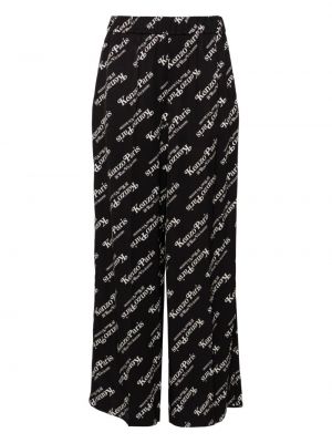 Παντελόνι με σχέδιο Kenzo μαύρο