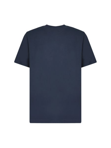 Koszulka bawełniana z nadrukiem Maison Kitsune niebieska
