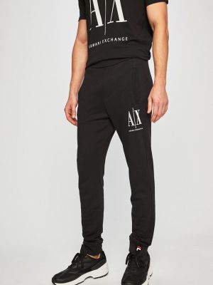 Спортивні штани Armani Exchange чорні
