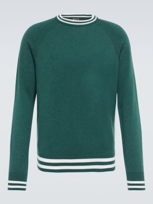 Кашмирен пуловер Loro Piana зелено