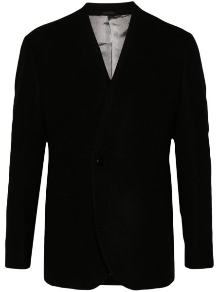 Dobbeltradet blazer Giorgio Armani sort