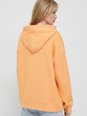 Bluză cu glugă Roxy portocaliu