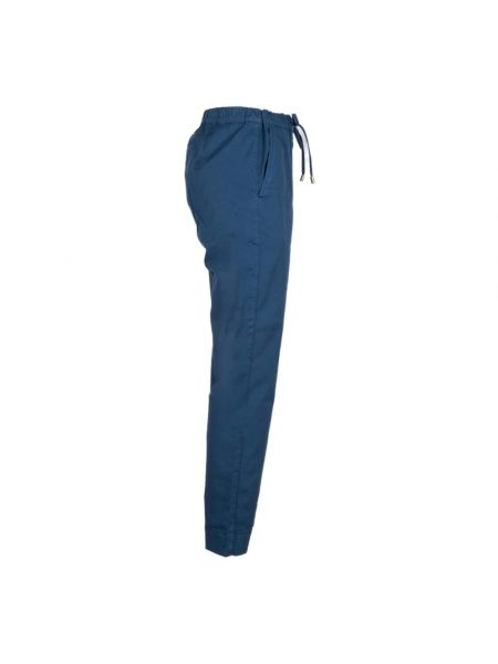 Pantalones de chándal de algodón Max Mara azul
