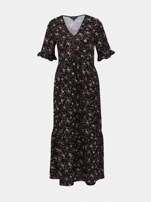 Dlouhé šaty Miss Selfridge černé
