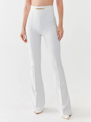 Kalhoty Elisabetta Franchi bílé