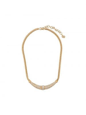 Kígyómintás nyaklánc Christian Dior aranyszínű