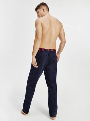 Spodnie Tommy Hilfiger Underwear niebieskie