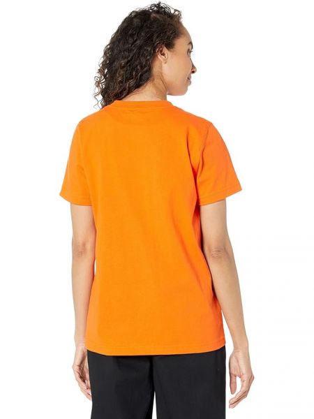 Оранжевая футболка с коротким рукавом с карманами Dickies
