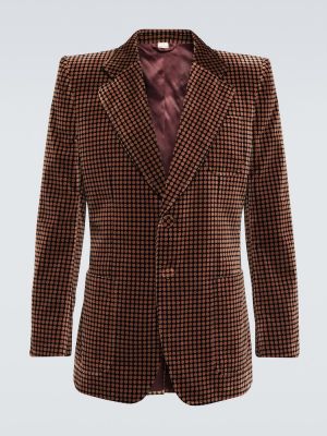 Aksamitny garnitur w grochy Gucci