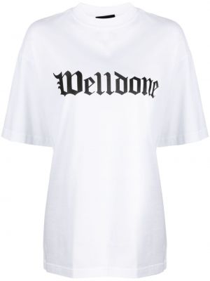 T-shirt en coton à imprimé We11done