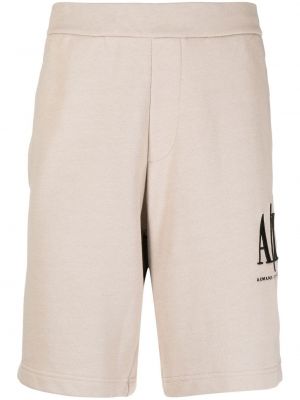 Bomull brodert shorts Armani Exchange