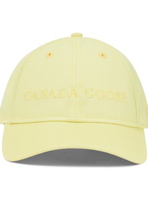 Cappello con visiera Canada Goose, giallo