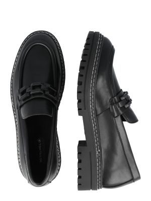 Ниски обувки Tom Tailor черно
