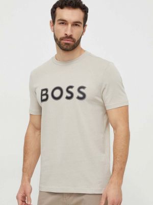 Koszulka bawełniana Boss Green