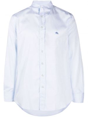 Camicia con stampa paisley Etro blu