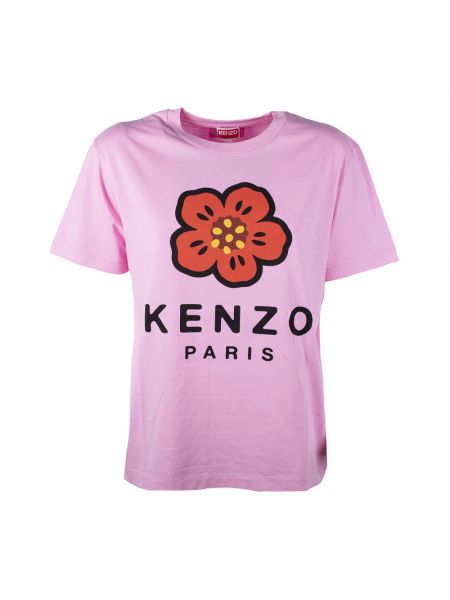 Geblümte t-shirt ausgestellt Kenzo pink