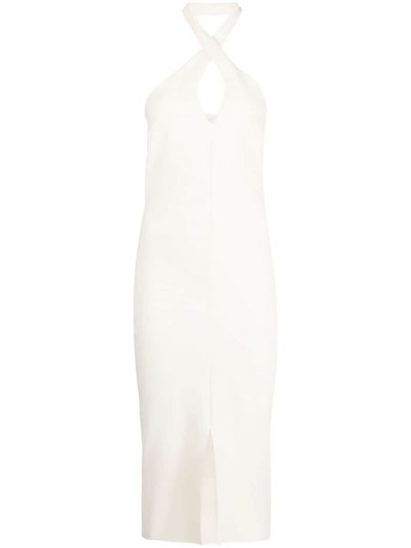 Миди рокля Chiara Boni La Petite Robe бяло