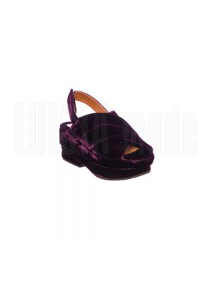 Calzado de terciopelo‏‏‎ Chie Mihara violeta
