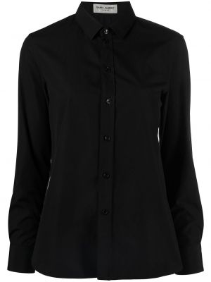 Camisa con botones manga larga Saint Laurent negro
