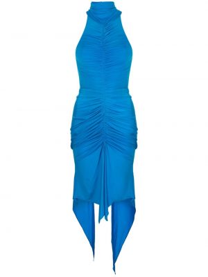 Asimetrična koktel haljina Alex Perry plava