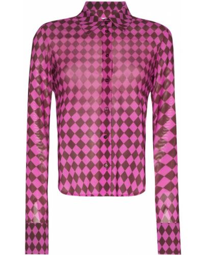 Camisa con estampado Maximilian rosa