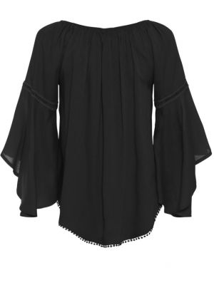 Блузка без шнуровки Bodyflirt черная