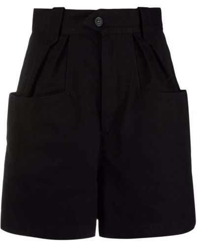 Pantalones cortos de cintura alta Isabel Marant étoile negro