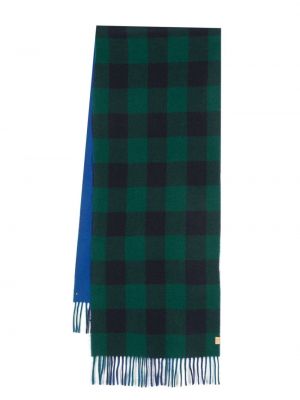 Kockovaný vlnený šál s potlačou Woolrich