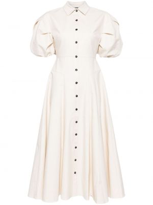 Памучна рокля Alexis бяло