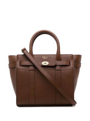 Τσάντα shopper Mulberry καφέ