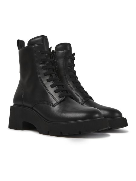 Кожаные ботинки на каблуке Camper черные