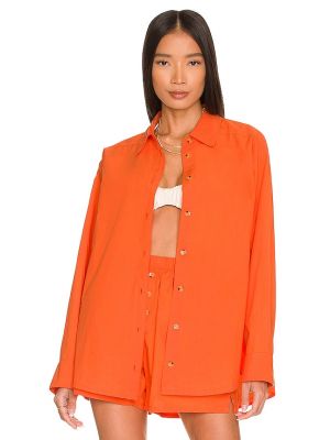 Рубашка Donni., оранжевая