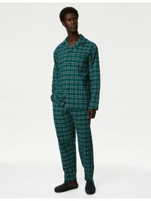 Pyžamo Marks & Spencer zelená