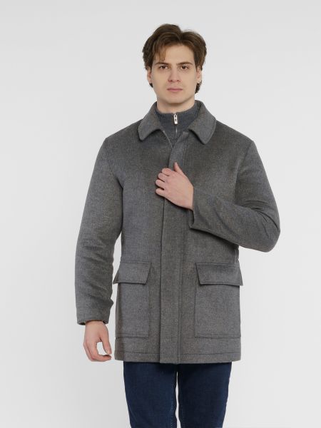Утепленное пальто Arber серое