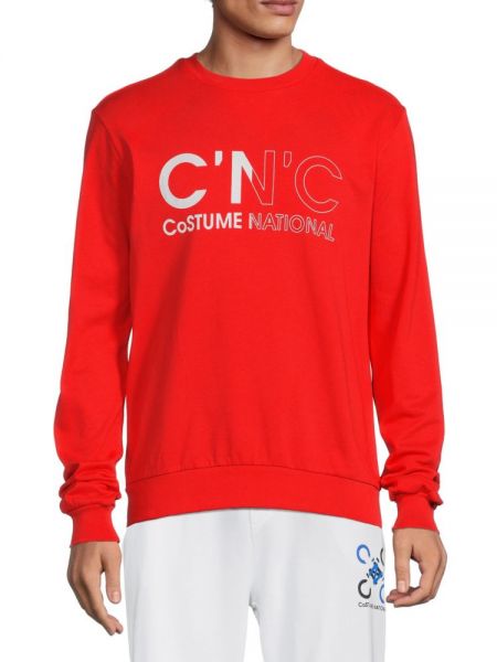 Толстовка с логотипом C'N'C Costume National красный