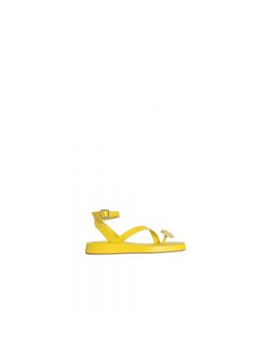 Sandały trekkingowe Gia Borghini żółte
