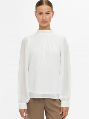 Блузка с длинным рукавом Object белая