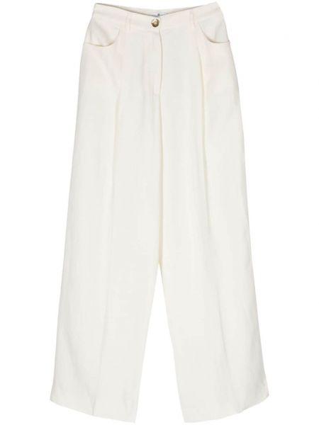 Pantalon large Pt Torino blanc