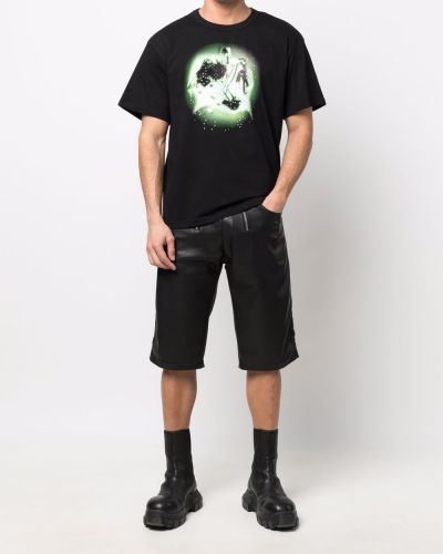 T-shirt aus baumwoll mit print Misbhv schwarz