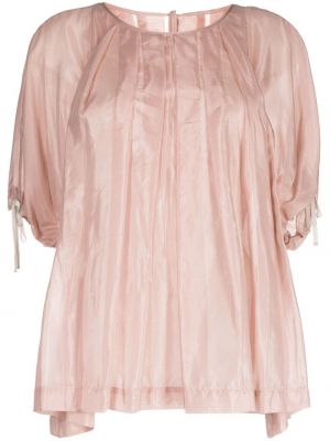 Плисирана блуза Shanshan Ruan розово