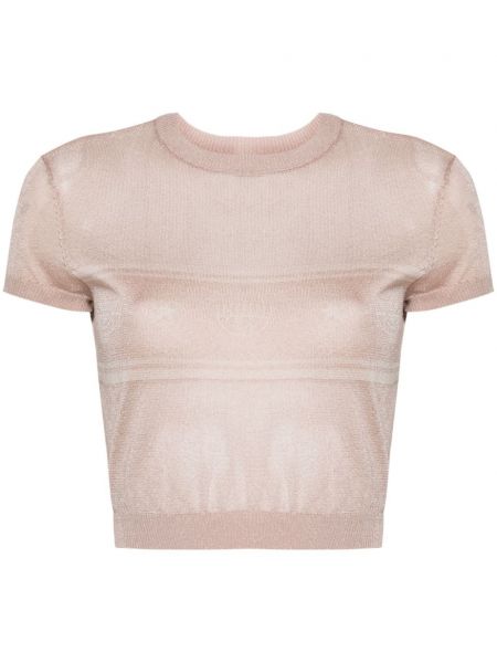 Crop top Chiara Ferragni pinkki