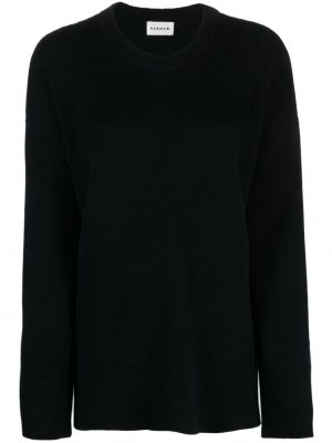 Пуловер с кръгло деколте P.a.r.o.s.h. черно